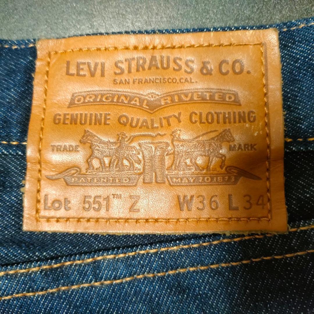 超美品 USA製 LEVI’S 551Z W36 ジーンズ