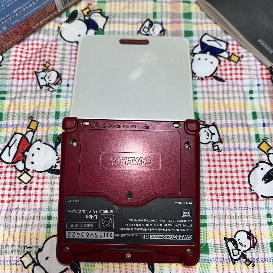 ゲームボーイアドバンス SP 本体 ファミコンカラー 画像5