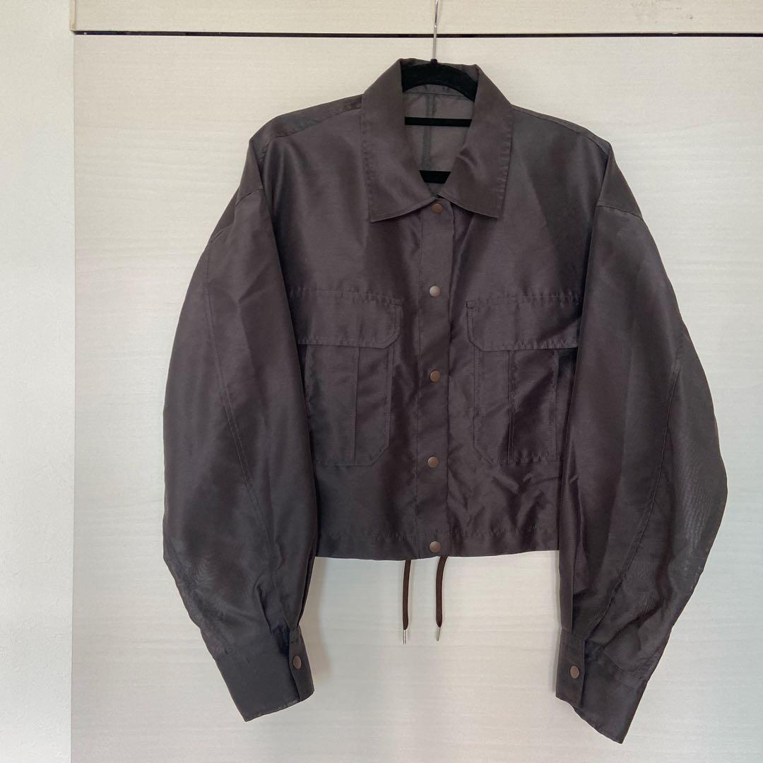 【新品】スピックアンドスパン　オーガンジーシャツブルゾン Spick & Span（スピックアンドスパン）の「オーガンジーシャツ