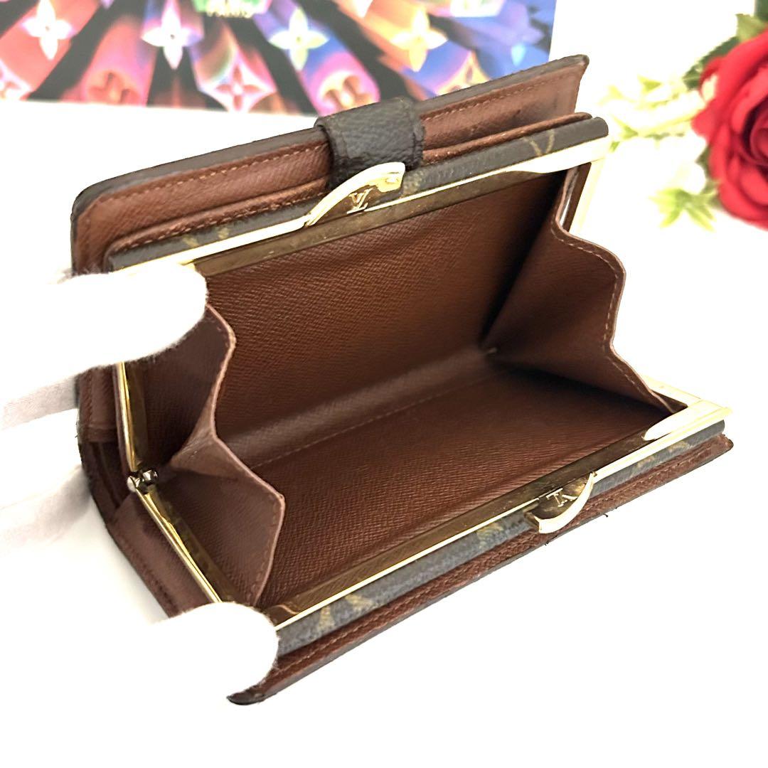 ✨️未使用級✨️ルイヴィトン ヴィエノワ モノグラム がま口財布 スペイン製 ✨超極SSS級✨ルイ ヴィトン ヴィエノワ がま口 モノグラム 折り財布