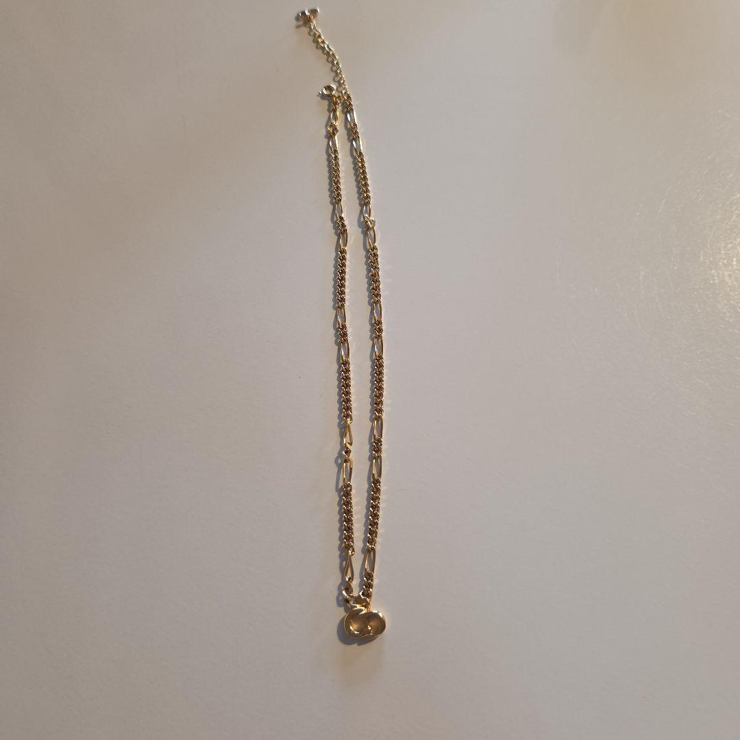 美品　Diorゴールド メッキ　チェーンネックレス