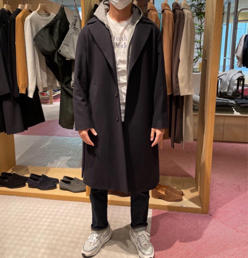 Hevo OSTUNI ネイビー チェスターコート サイズ48 - メルカリ
