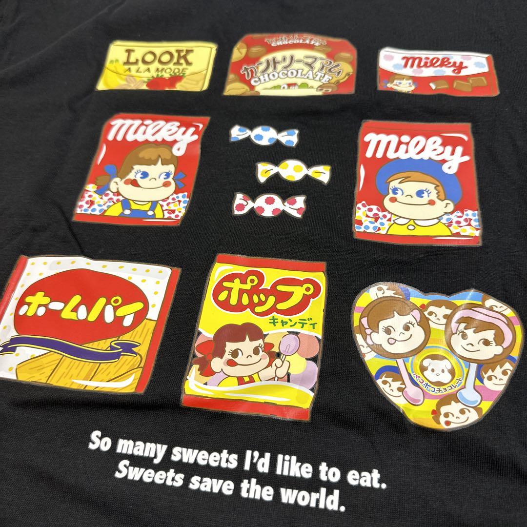 新品未使用　ペコちゃん　Tシャツ  半袖Tシャツ  バックプリント　ユニセックス 新品未使用 ペコちゃん Tシャツ 半袖Tシャツ バックプリント
