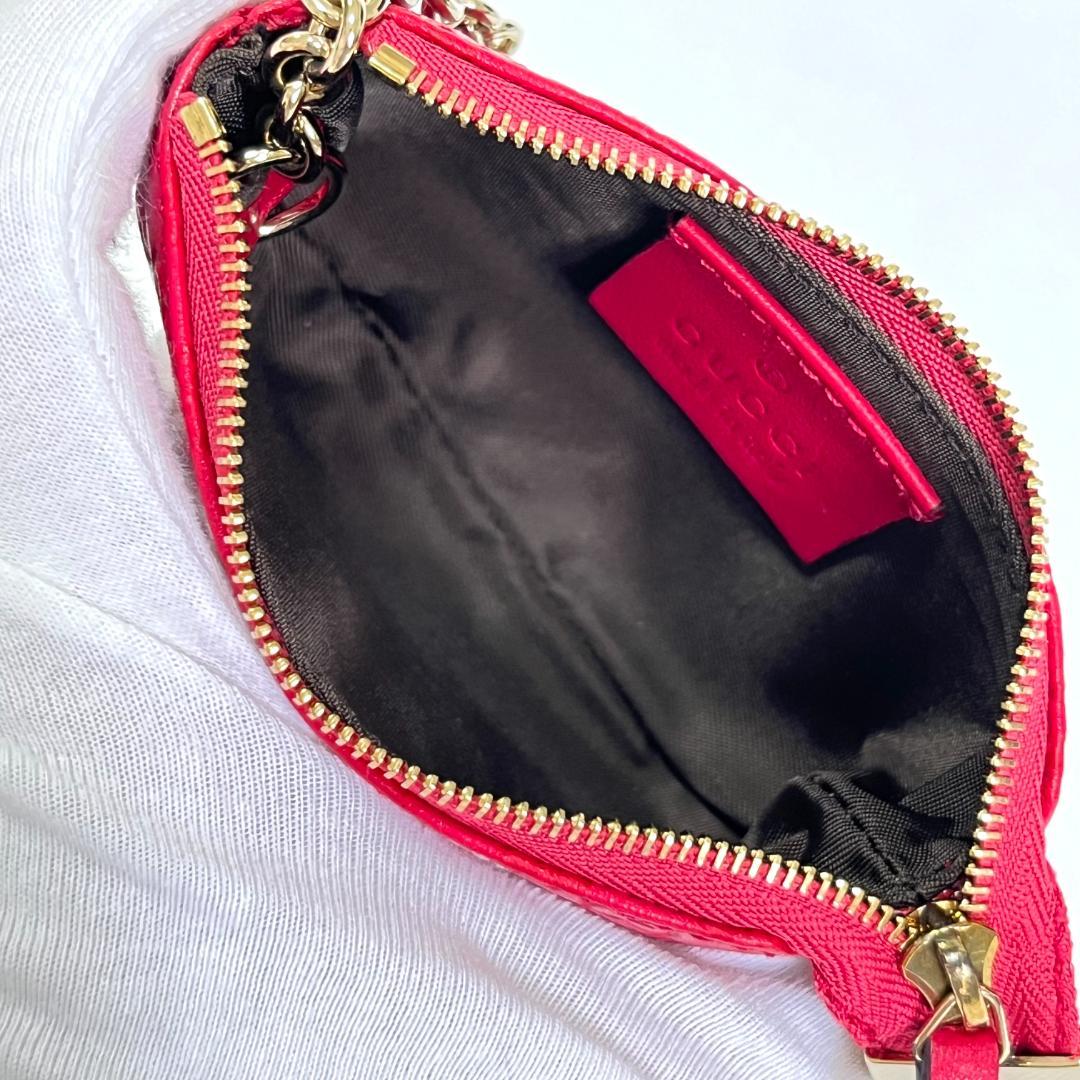 《新品》GUCCI グッチシマ レザー コインケース キーケース キーホルダー