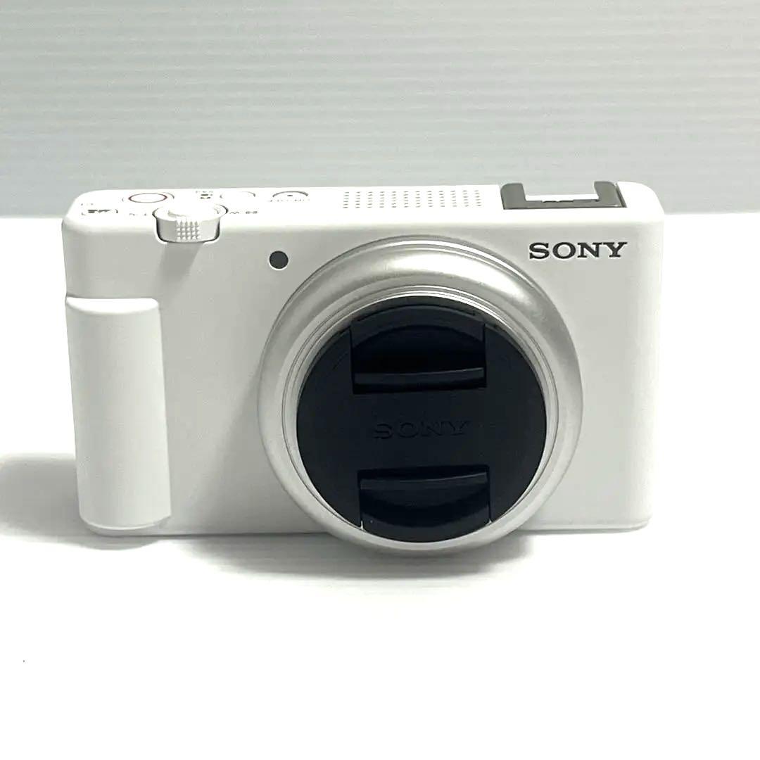 ほぼ新品 SONY VLOGCAM ZV-1F ホワイト