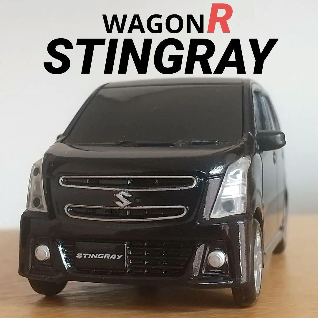 スズキ STINGRAY ミニカー ブラック ディーラー非売品】スズキ ワゴンRスティングレー ミニカー