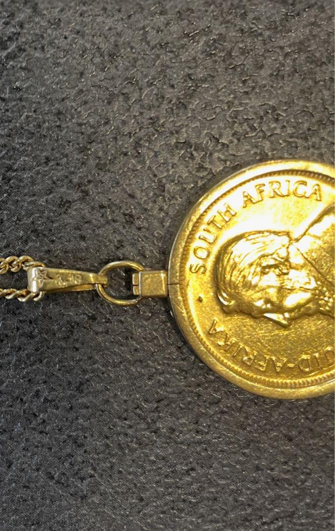 クルーガー金貨 1/4オンス　18kチェーン