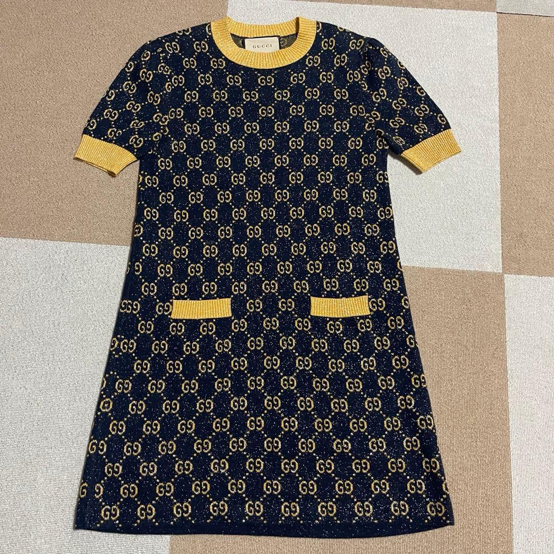 GUCCI ニットワンピース GG柄 セーターS GUCCI