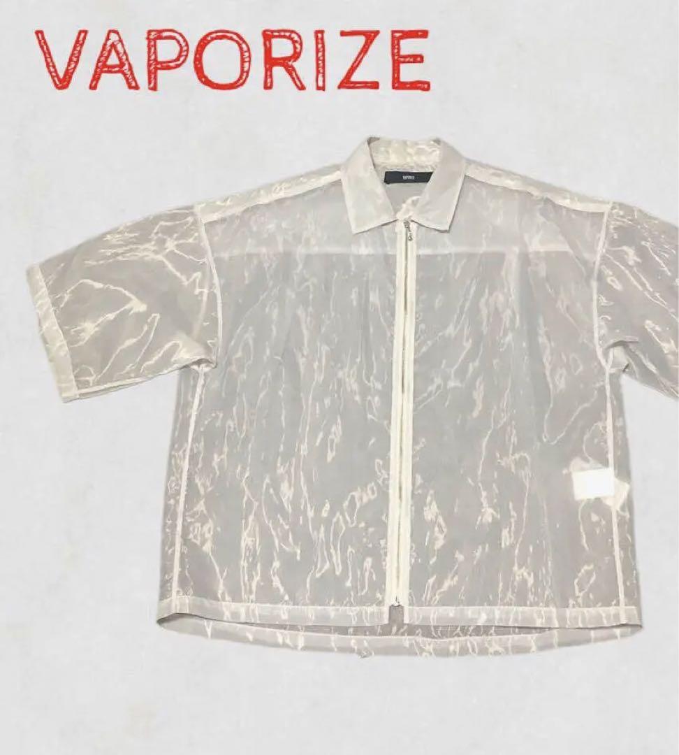 VAPORIZE シースルー　透明　シャツジャケット