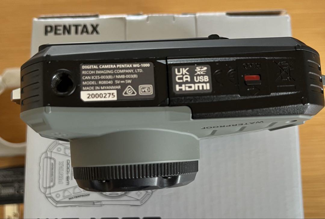 PENTAX WG-1000 防水デジタルカメラ