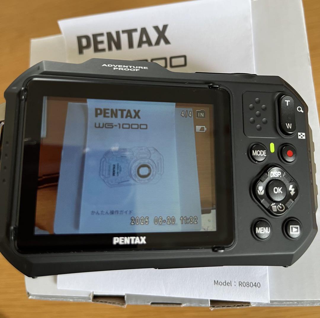 PENTAX WG-1000 防水デジタルカメラ