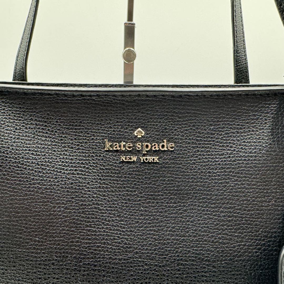 ✨極美品 ✨ ケイトスペ－ド A4 トートバッグ レザー ブラック逆