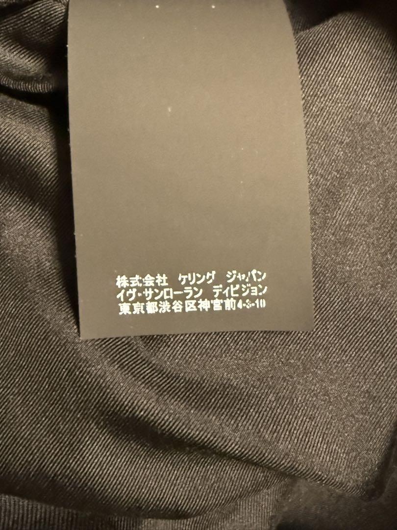 SAINT LAURENT テーラードジャケット ブラック 44