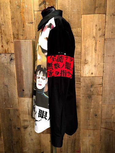 BALZAC【激レア！　丸尾末広デザイン　眠り男全能Tシャツ】 QOOZA×丸尾末広コラボ /「少女椿」ロングスリーブTシャツ（Q0001