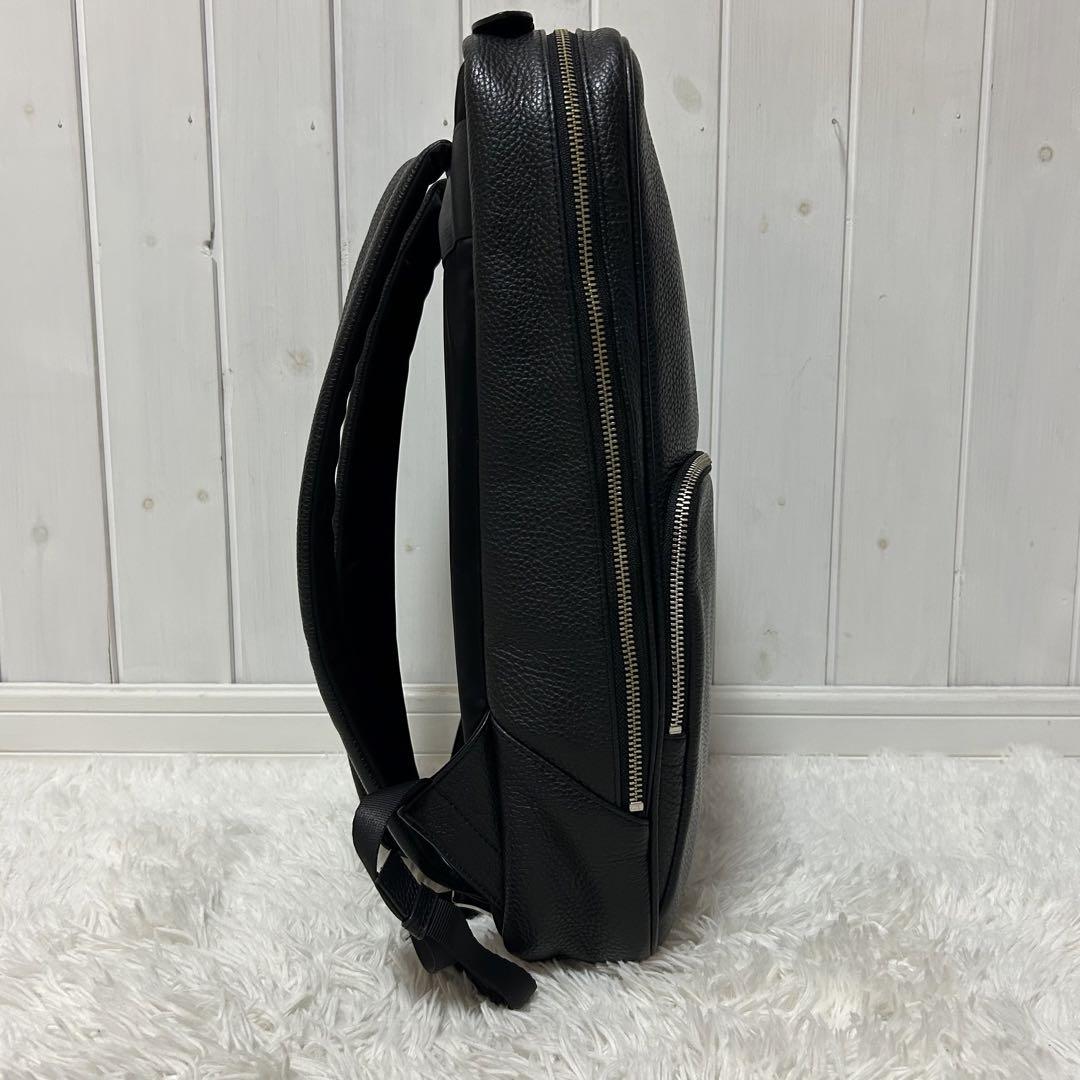 ⭐️未使用級⭐️タケオキクチ ビジネスリュック バックパック レザー 黒 A4可
