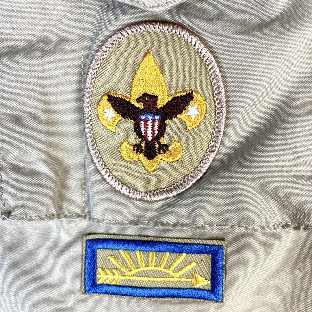BoyScouts of America半袖ボーイスカウトシャツ刺繍ワッペン