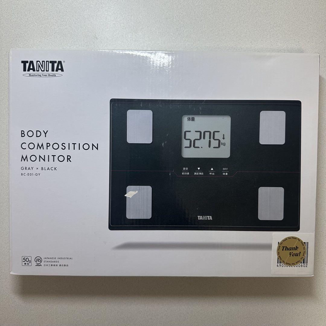 タニタ 体組成計 BCE01GY | BC-E01-GY メタリックグレー