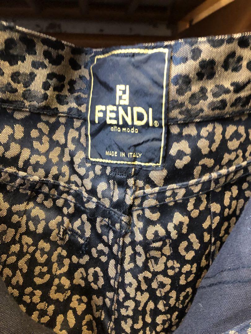 専用　FENDI フェンディ　レオパード　パンツ　28インチ
