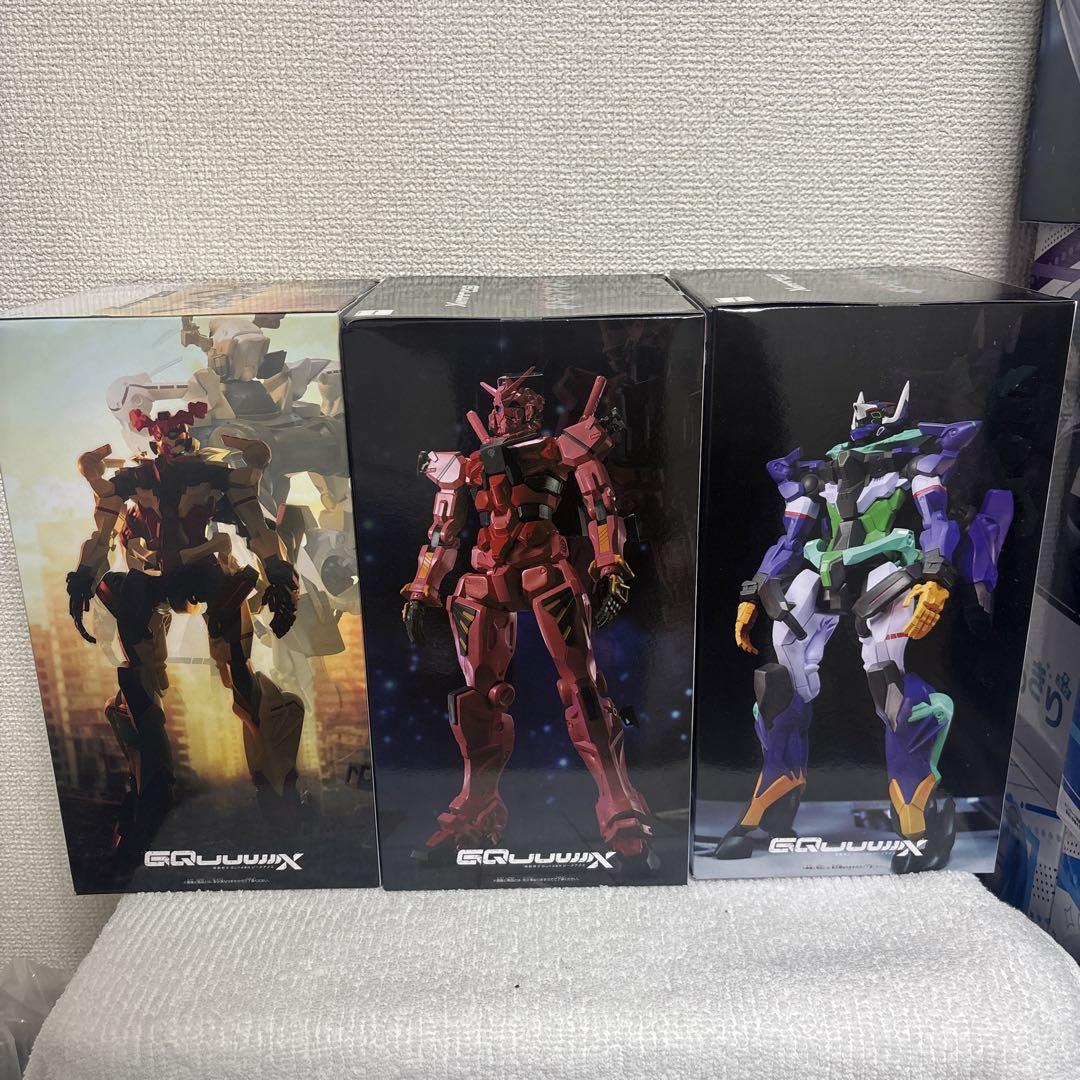 機動戦士Gundam GQuuuuuuX 限界突破 限械突破 フィギュア 3個