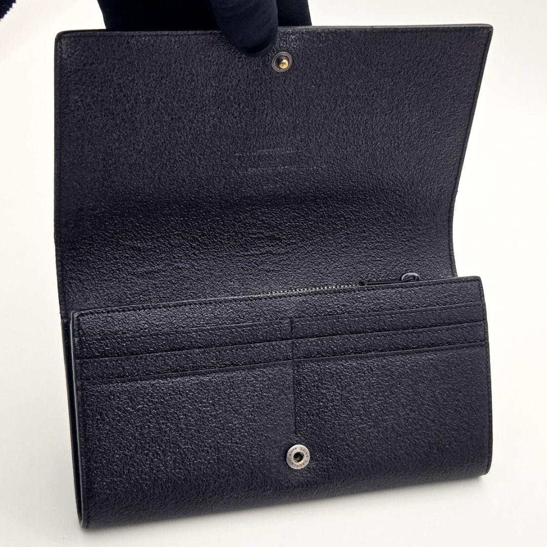 風神 ＊ 雷神 YSL カサンドラ フラップ式 ブラック
