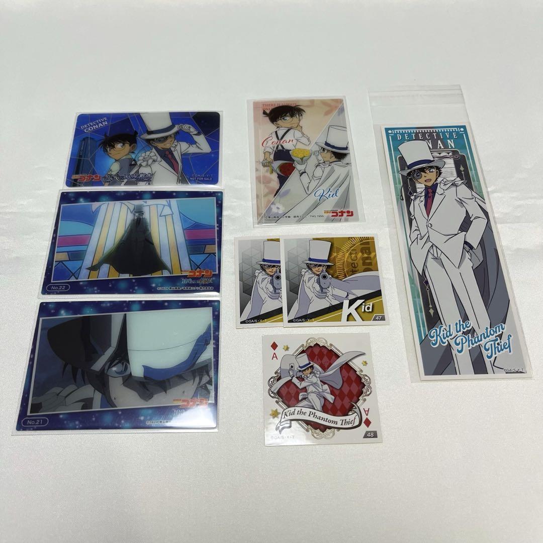 名探偵コナン展 怪盗キッド コマステッカー クリアファイル 付録