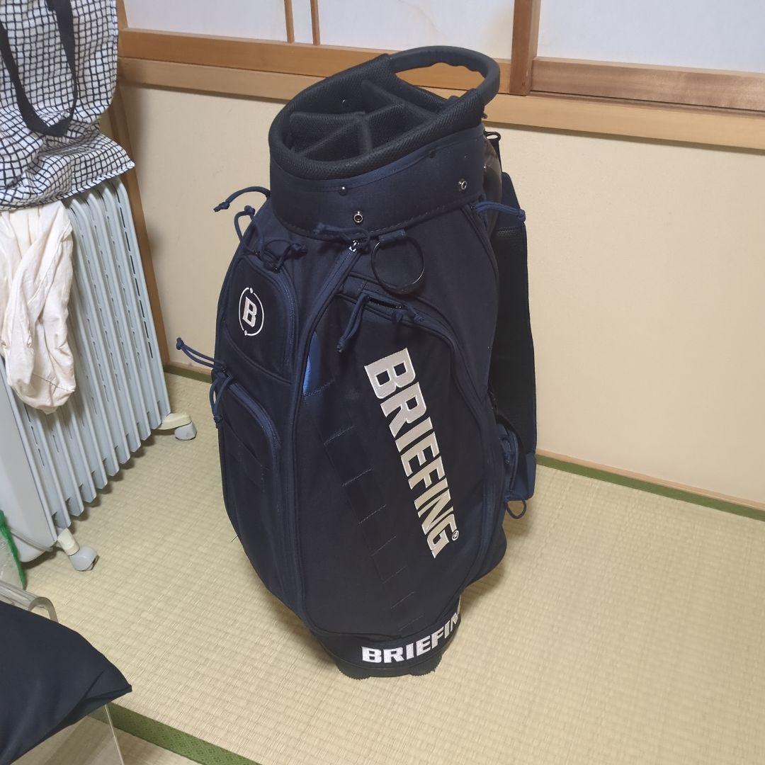 中古品送料込み⭐︎ブリーフィング⭐︎BRIEFING⭐︎ネイビーキャディバック ブリーフィング キャディバッグ CR-5 ネイビー - メルカリ