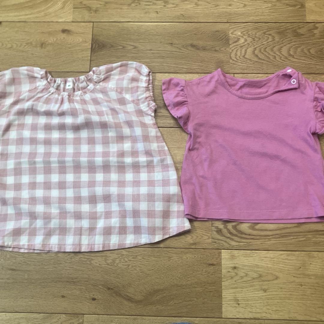 ★まるっとお得★春夏服　女の子80、90センチ　まとめ売り 最終価格 女の子夏服まとめ売り18枚 80サイズ ブランド色々