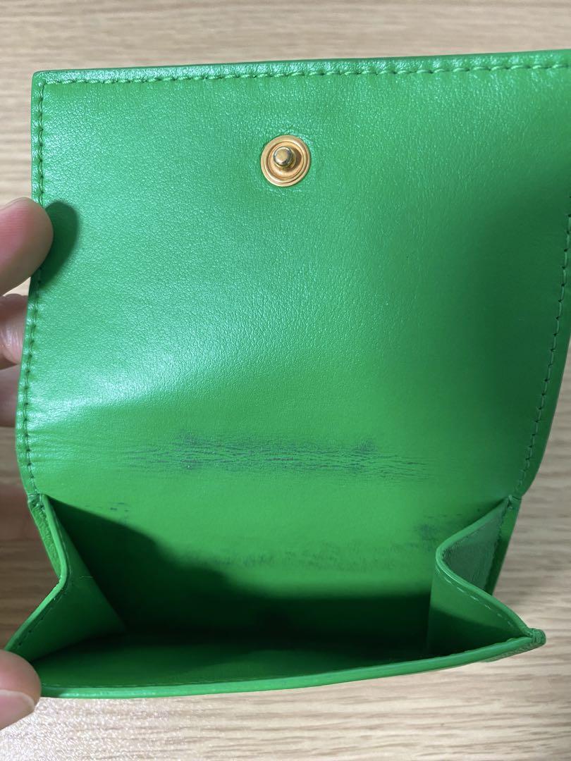 Bottega Veneta グリーン 三つ折り財布