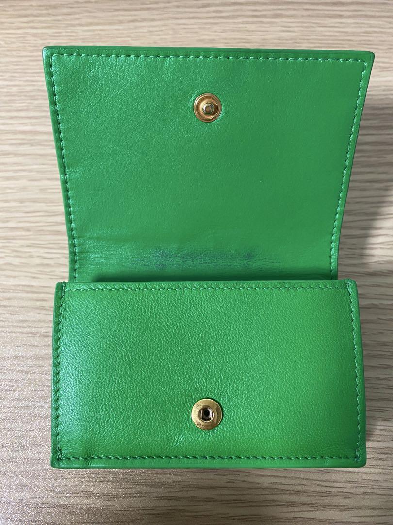 Bottega Veneta グリーン 三つ折り財布