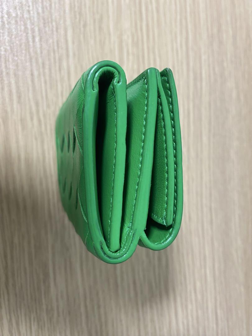 Bottega Veneta グリーン 三つ折り財布