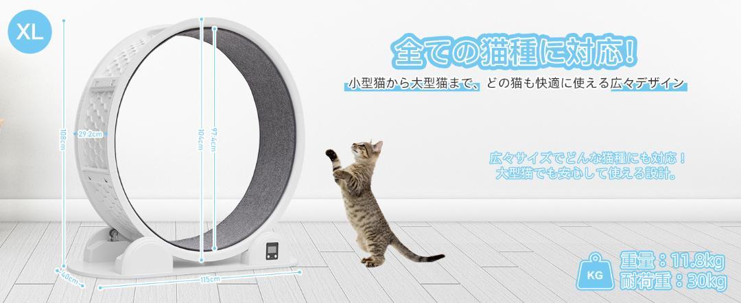 (値下げ交渉可) キャットホイール 万歩計付 猫 ルームランナー ホイール