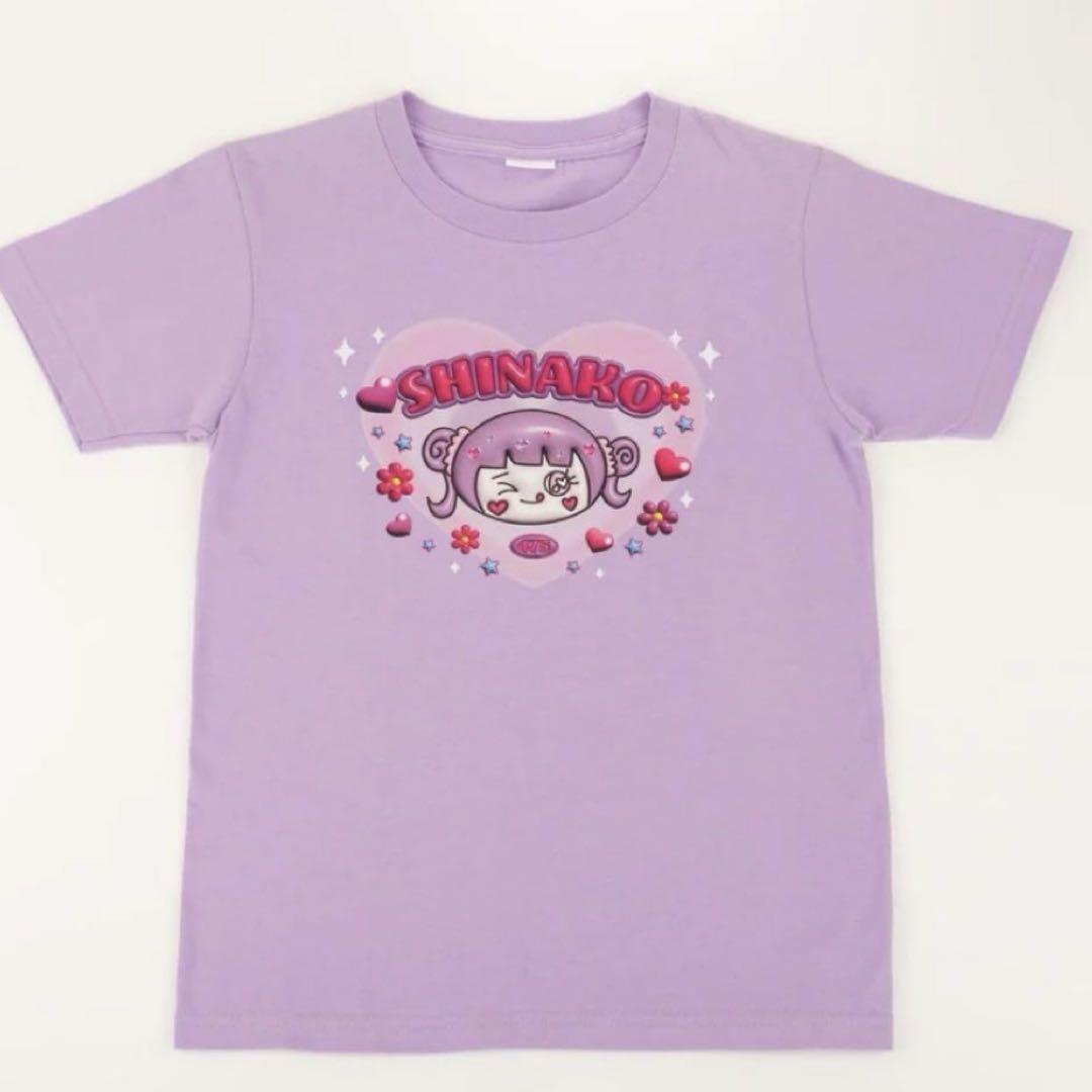 原宿フェスティバル　しなこちゃん　Tシャツ　パープル　120 新品 新品】しなこ しなこちゃん Tシャツ 紫 パープル 120cm - メルカリ