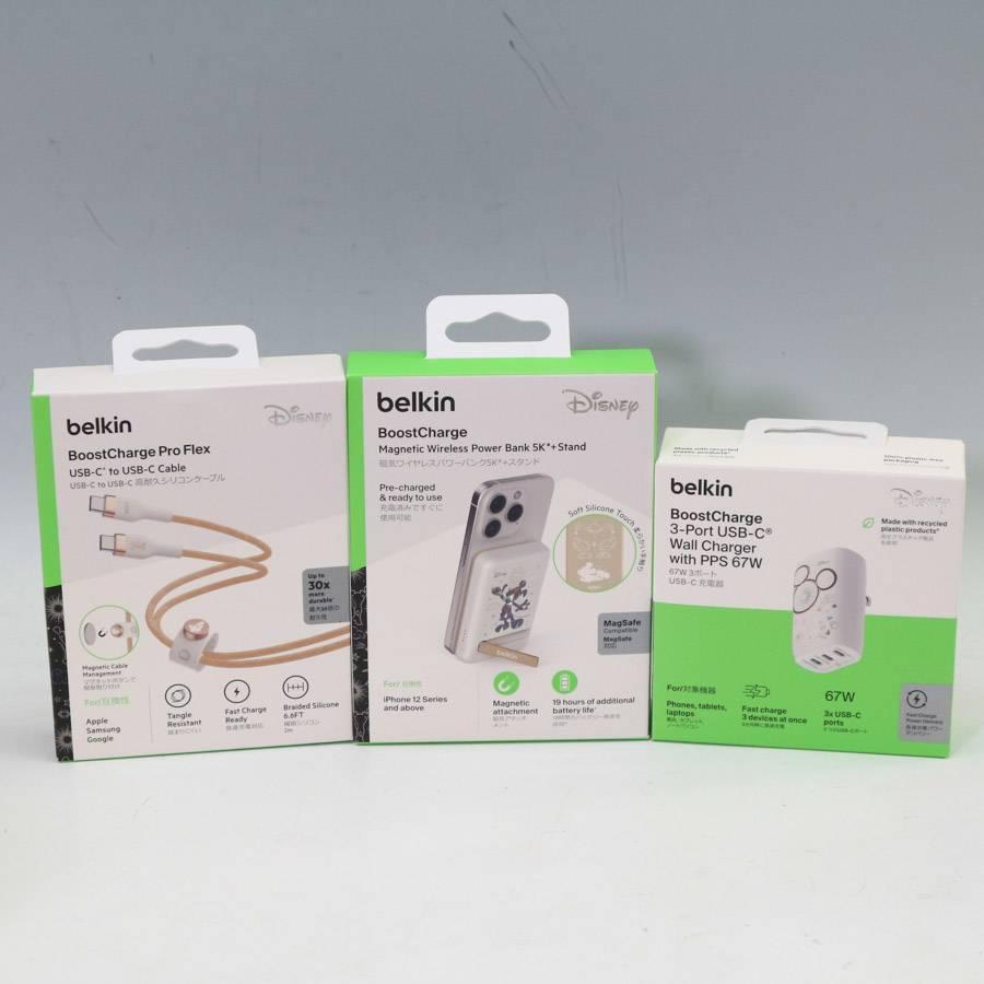 未使用 ディズニー100周年限定×ベルキン チャージングギフトボックス ☆未使用 Belkin ディズニー チャージング ギフトボックス