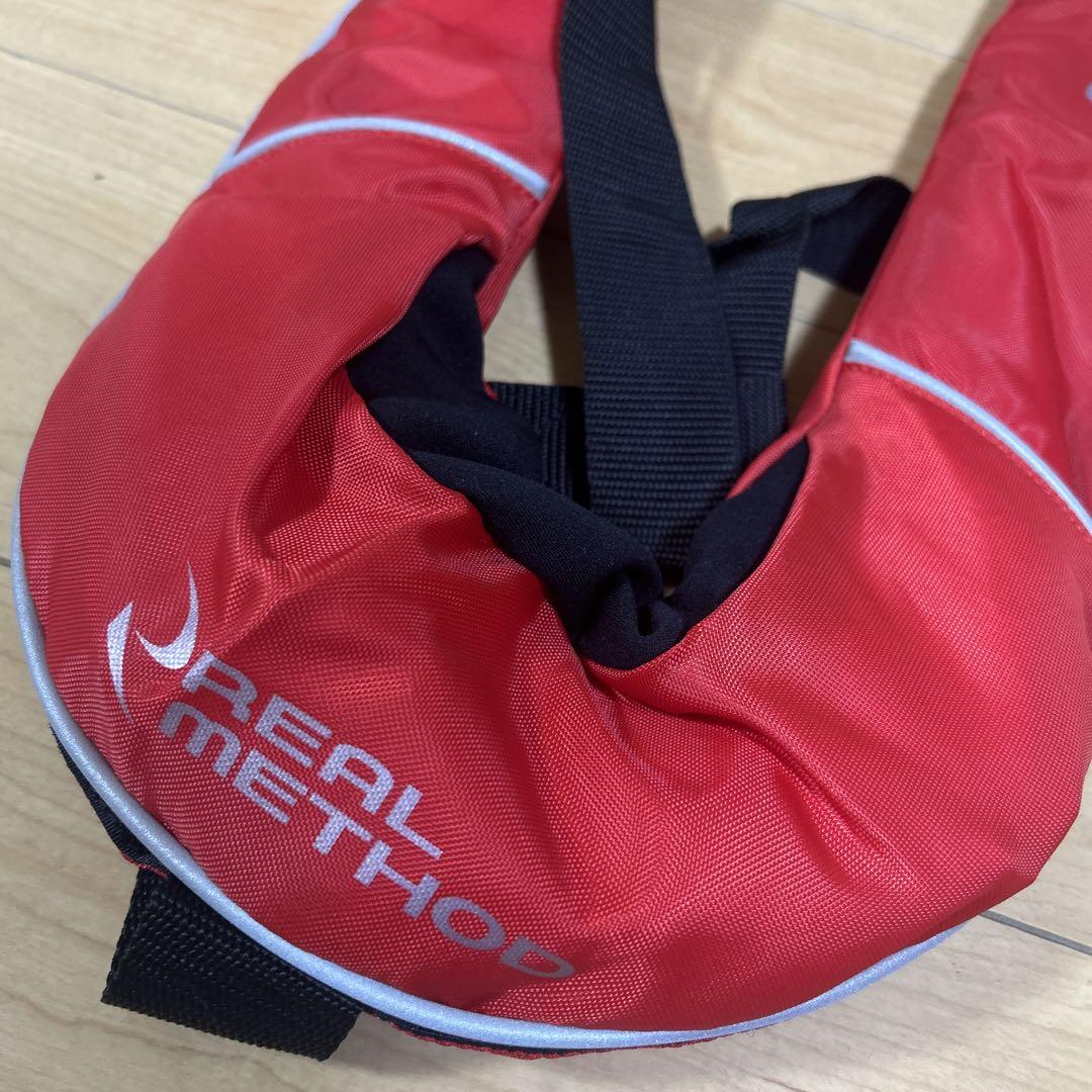 REAL METHOD RM-2420RS ライフジャケット 赤