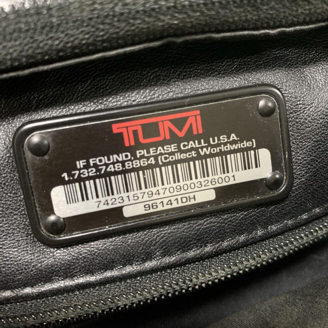 【廃盤希少　ギャランティーカード】トゥミ　TUMI　ビジネスバッグ　アルファ