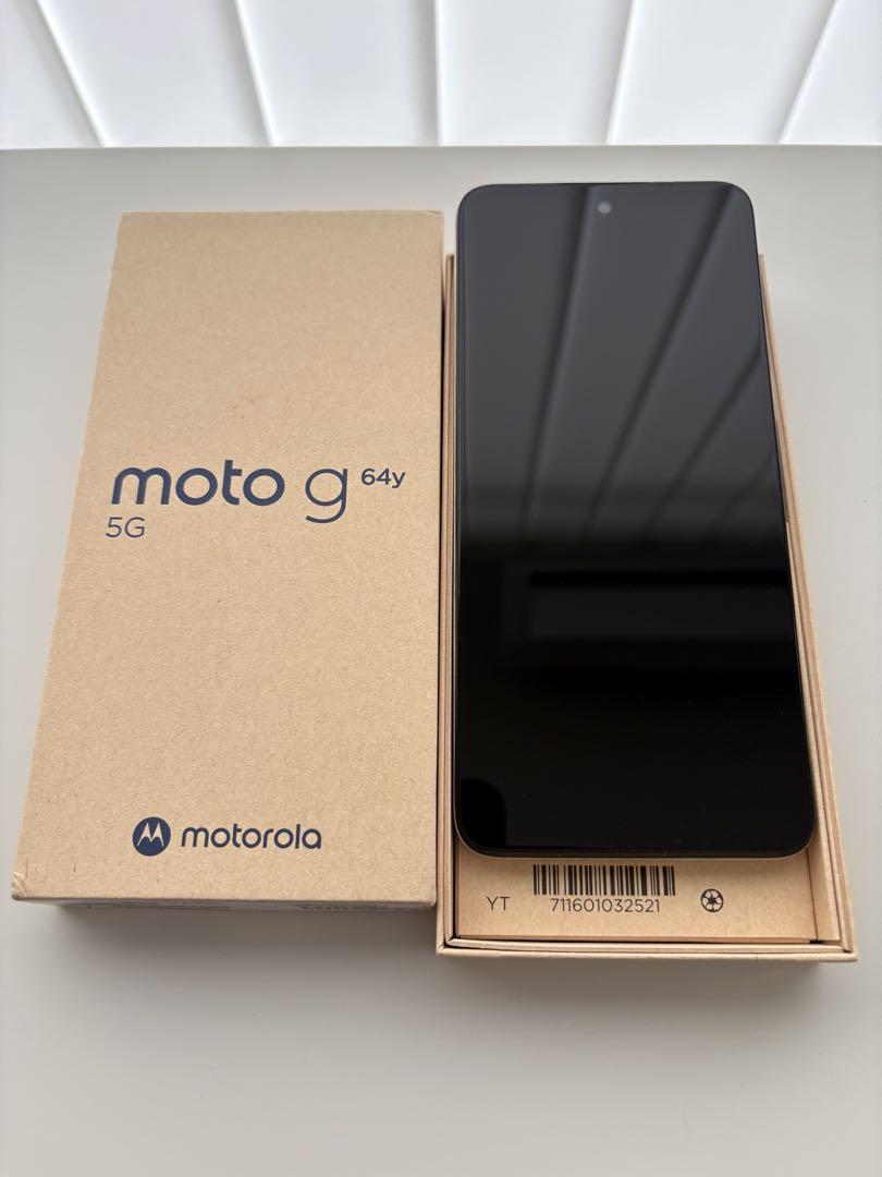 【美品】moto g64y 5G バニラクリーム　SIMフリー