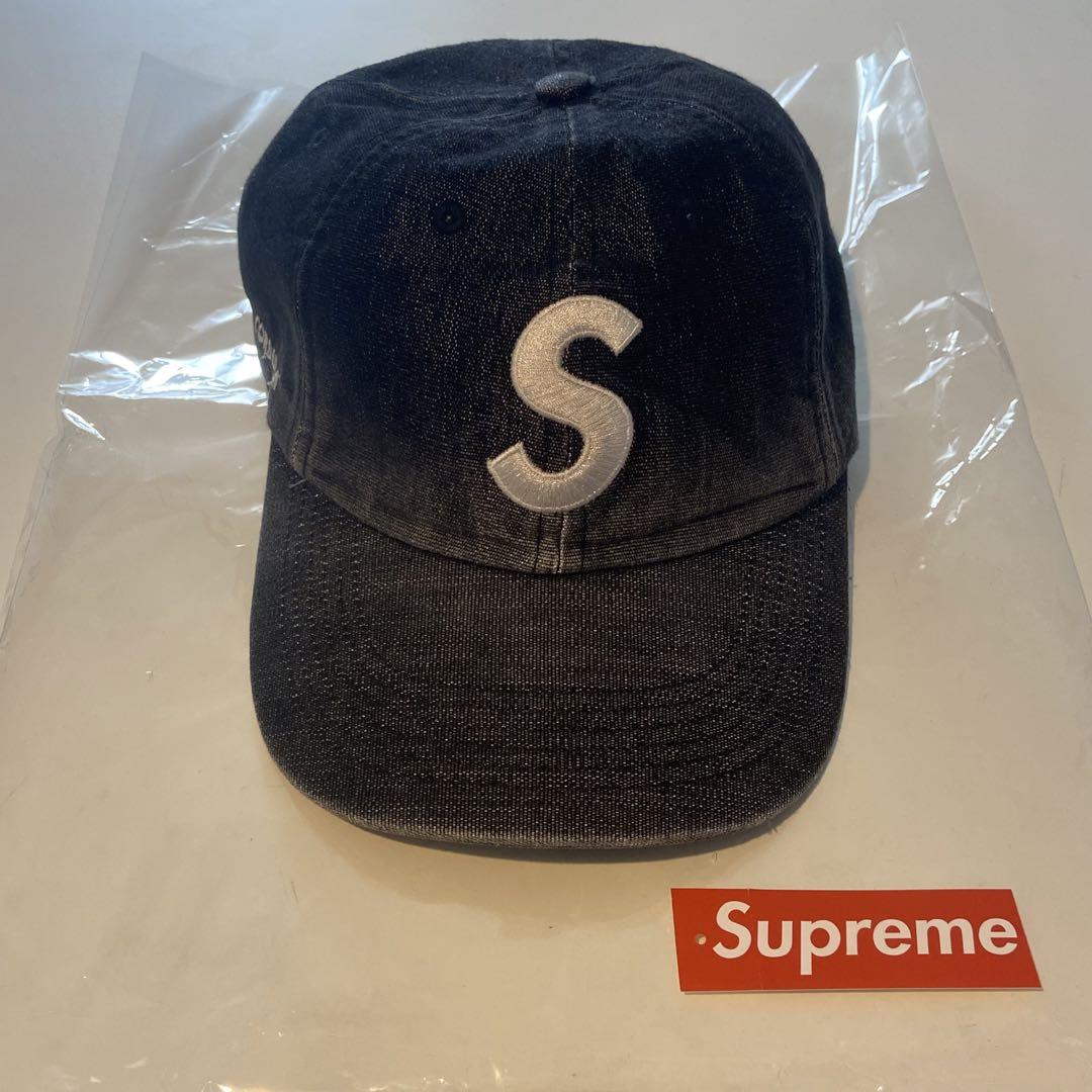 Supreme cordura denim S logo 6panel 黒