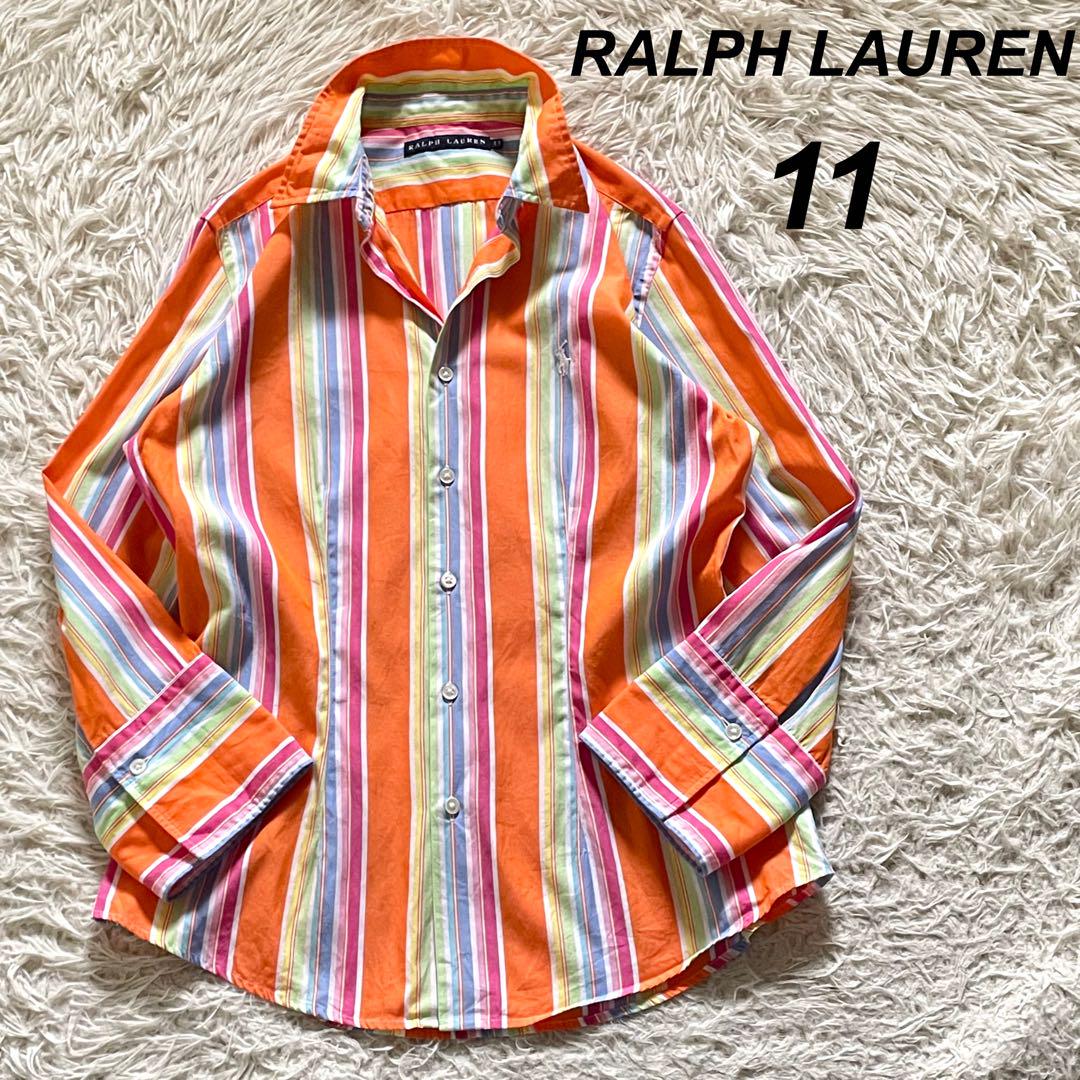 【美品】RALPH LAUREN マルチストライプシャツ 90s-00s 11