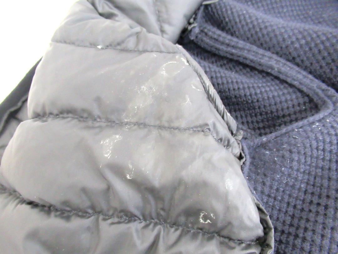 【MONCLER/モンクレール】ニット×ダウン カーディガン ネイビー/L