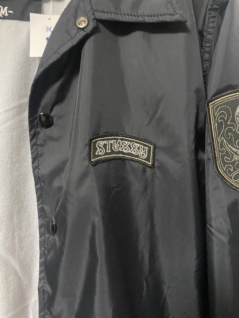 STUSSY ブラック ナイロンジャケット M    00年代　デッドストック