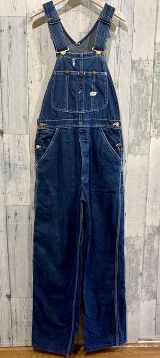 人気ブランド Lee ビンテージ デニムオーバーオール 70s 60s DENIM オンラインでの最低価格 LEE オーバーオール 60sヴィンテージ オーバーオール