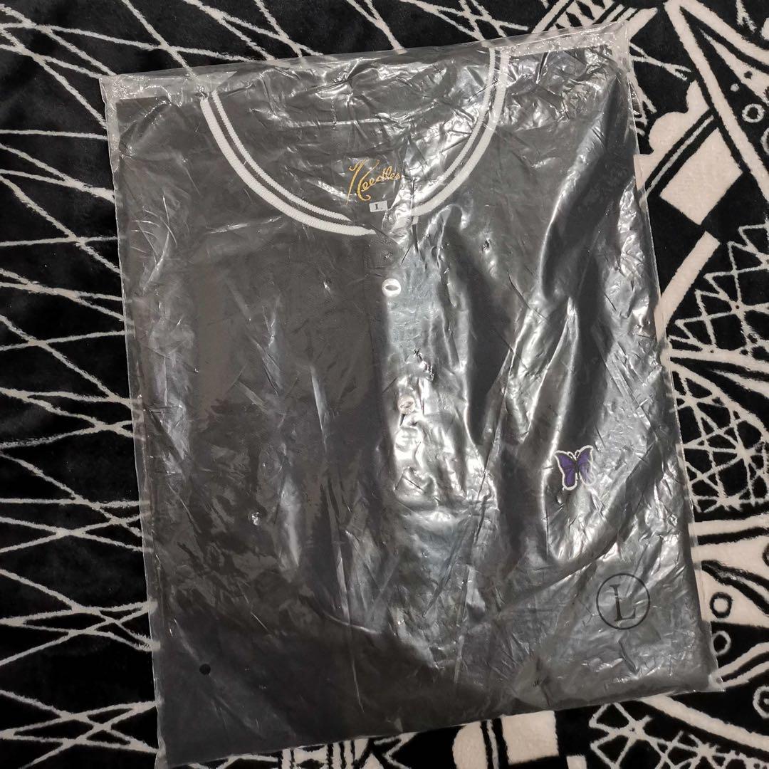 Needles ショールカラー ポロシャツ 黒 L