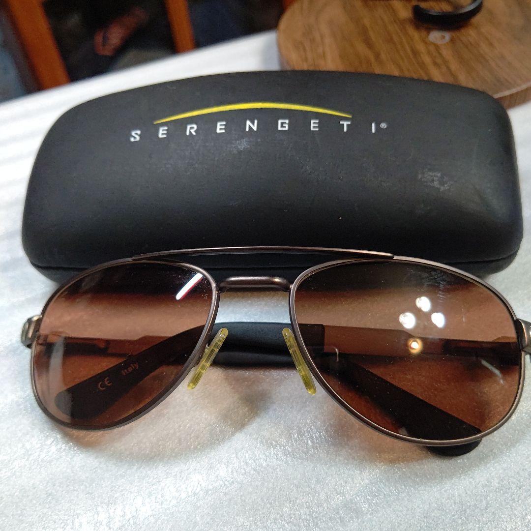 SERENGETI セレンゲティ メンズ アビエイターサングラス目立った傷や汚れなし