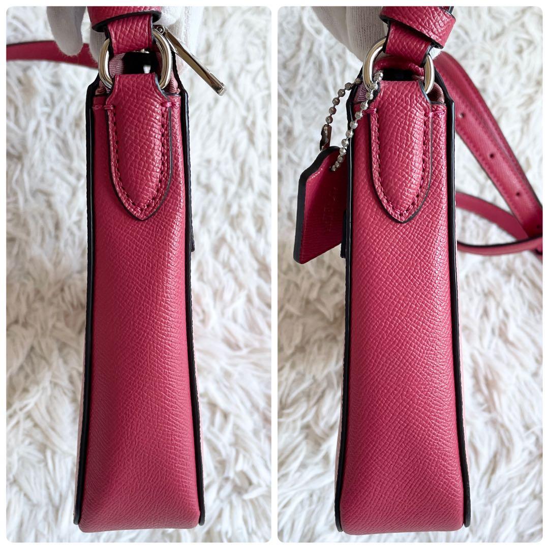 COACH 91149 Pink Leather Crossbody Bag COACH 91149 Pink Leather Crossbody Bag