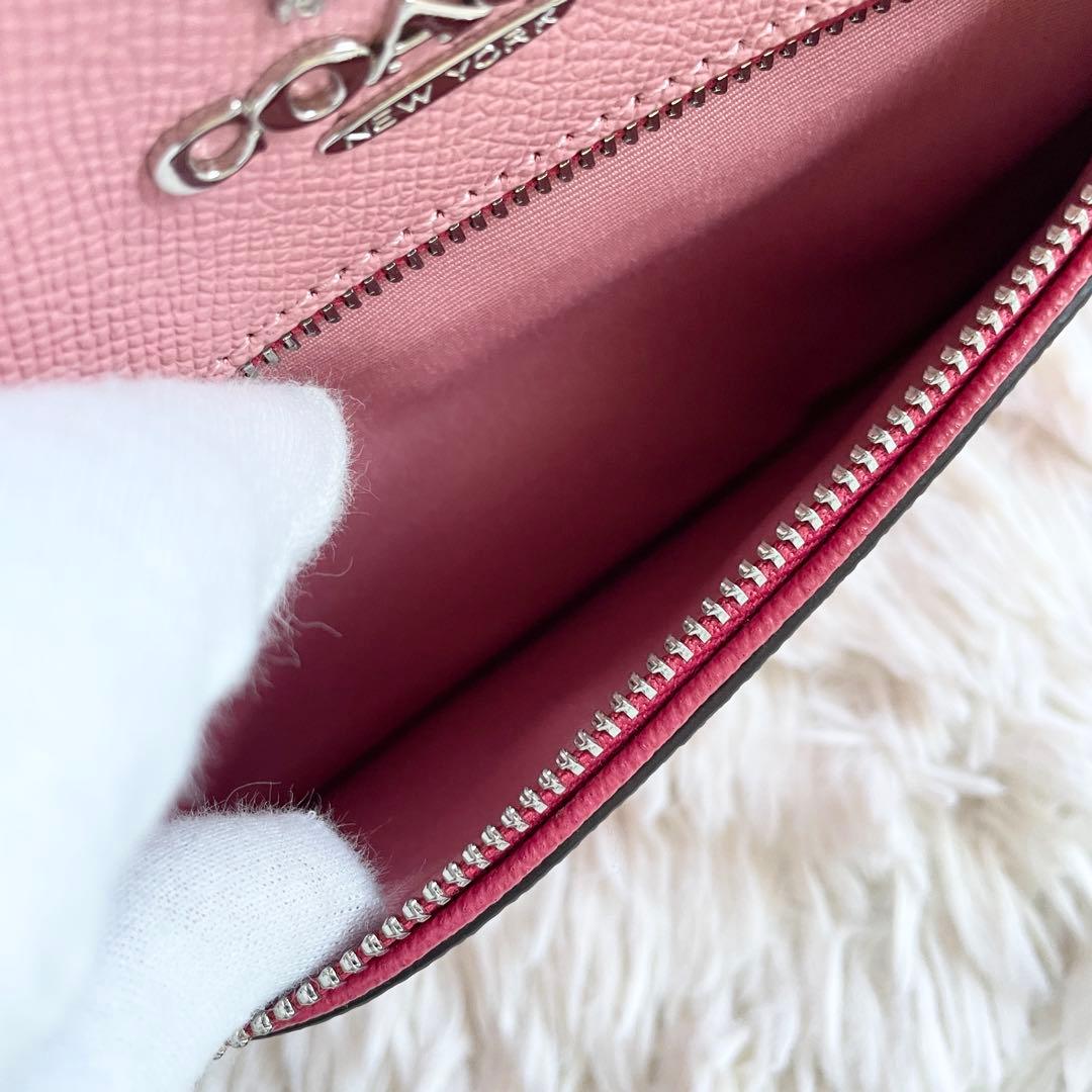 COACH 91149 Pink Leather Crossbody Bag COACH 91149 Pink Leather Crossbody Bag