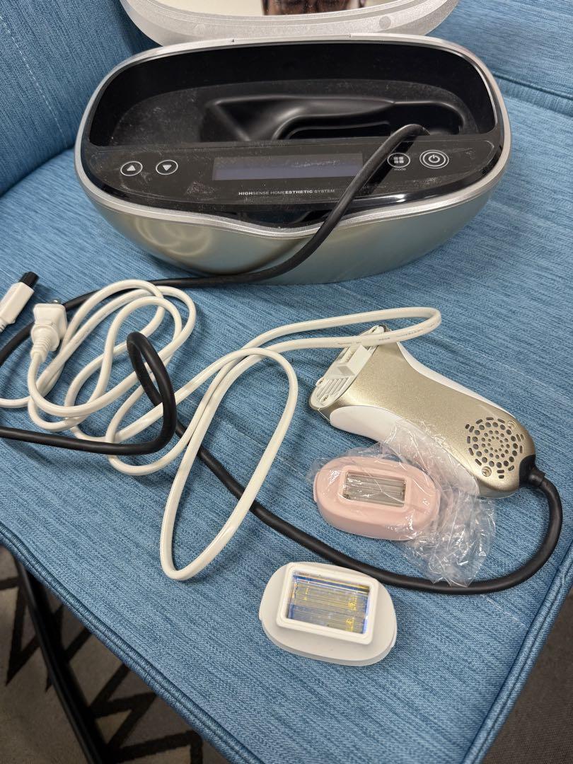脱毛器 ゴールド タッチパネル式