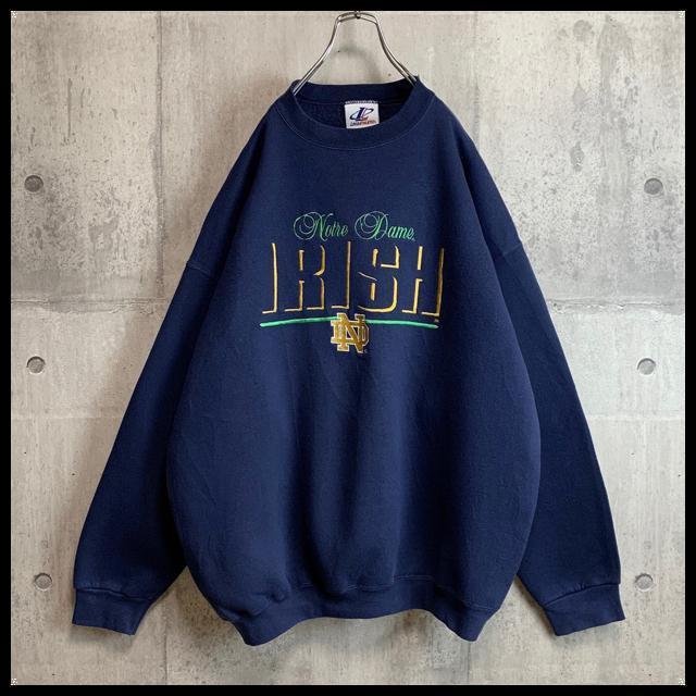 お得最新品 US古着スウェット紺ネイビートレーナービッグサイズ刺繍カレッジUSA製アメリカ製 kSDeB-m72635856123 人気国産
