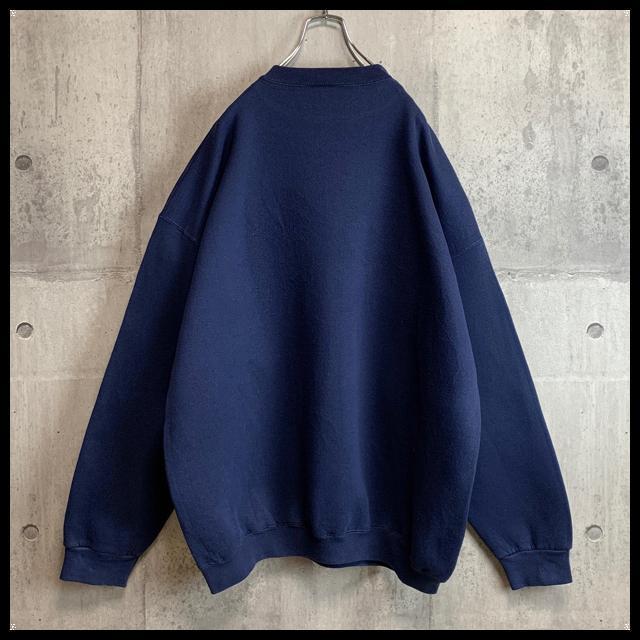 お得最新品 US古着スウェット紺ネイビートレーナービッグサイズ刺繍カレッジUSA製アメリカ製 kSDeB-m72635856123 人気国産