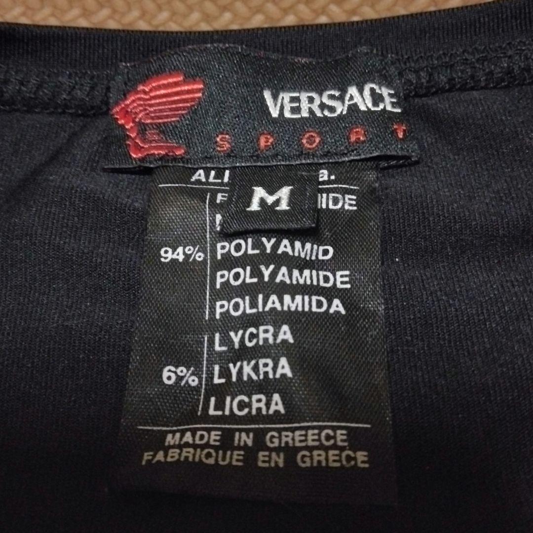 Versace ヴェルサーチ ヘッドプリント ストレッチ タンクトップ ロゴ リブニット タンク トップ（タンクトップ）｜VERSACE
