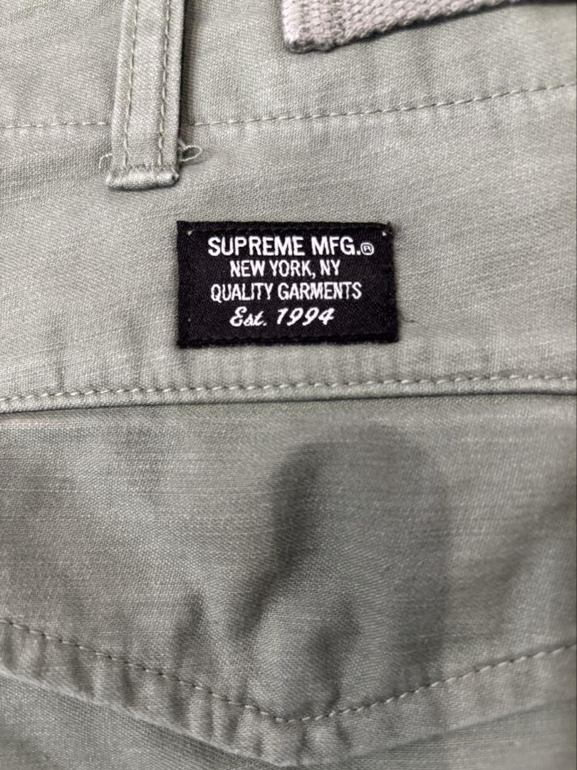 25SS Supreme カーゴパンツ サイズ30 オリーブグリーン - メルカリ